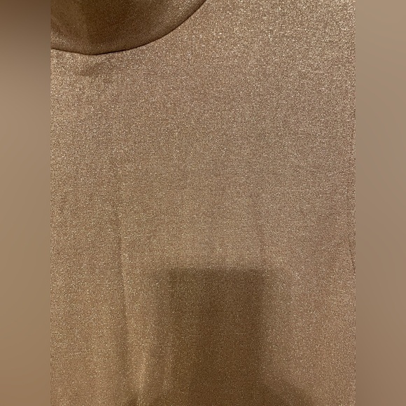 Metallic Mockneck Midi Dress - Picture 5 of 7